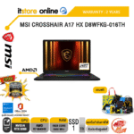 MSI CROSSHAIR A17 HX D8WFKG-016TH /Ryzen7 8840HX/ประกัน 2 Years/BY ITSTORE ONLINE