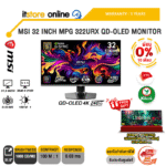 [ผ่อน 0% 10 ด.]MSI 32 INCH MPG 322URX QD-OLED MONITOR (QD-OLED 4K 240Hz)/ประกัน 3 Years/ITSTORE-ONLINE