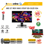 [ผ่อน 0% 10 ด.]MSI 27 INCH MAG 272UP QD-OLED X24 (QD-OLED 4K 240Hz)/ประกัน  3 Years/ITSTORE-ONLINE