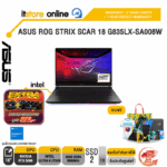 ASUS ROG STRIX SCAR 18 G835LX-SA008W /Ultra 9 275HX/ประกัน 3 YEARS Onsite service+ 1Y Perfect warranty/BY ITSTORE ONLINE