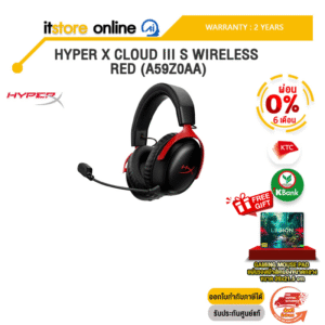 [ผ่อน 0% 6 ด.]HYPER X CLOUD III S WIRELESS RED (A59Z0AA) /ประกัน 2 Years/BY ITSTORE-ONLINE