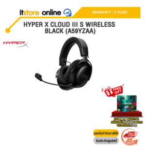 HYPER X CLOUD III S WIRELESS BLACK (A59YZAA) /ประกัน 2 Years/BY ITSTORE-ONLINE