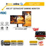 AOC 27" Q27G4ZD/67 GAMING MONITOR (QD-OLED QHD 240Hz)/ประกัน 3 Years Onsite + BKK ONLY/BY ITSTORE-ONLINE