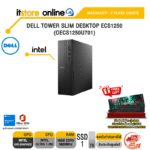 DELL TOWER SLIM DESKTOP ECS1250 (OECS1250U701) /Ultra 7 265/ประกัน 3 Years Onsite/BY ITSTORE-ONLINE