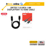 UNITEK Y-5118CA-1.8M DISPLAYPORT TO HDMI CABLE /ประกัน 2 Years/BY ITSTORE-ONLINE