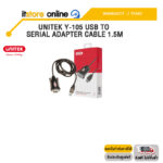UNITEK Y-105 USB TO SERIAL ADAPTER CABLE 1.5M /ประกัน  2 Years/BY ITSTORE-ONLINE