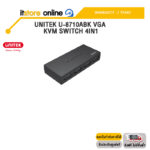 UNITEK U-8710ABK VGA KVM SWITCH 4IN1 /ประกัน 2 Years/BY ITSTORE-ONLINE
