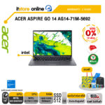 [ผ่อน 0% 10 ด.]ACER ASPIRE GO 14 AG14-71M-5692 /Ultra 5 125H /ประกัน 3 Years Onsite/BY ITSTORE ONLINE