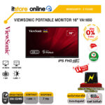 [ผ่อน 0% 3 ด.]VIEWSONIC PORTABLE MONITOR 16” VA1650 (IPS FHD 60Hz)/ประกัน3 Years/BY ITSTORE-ONLINE