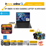HP OMEN 16 INCH GAMING LAPTOP 16-AP0159AX / R9 8940HX/ประกัน  3 Years Onsite/BY ITSTORE-ONLINE