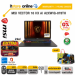 [ผ่อน 0% 10 ด.]MSI VECTOR 16 HX AI A2XWIG-078TH /Ultra 9 275HX/ประกัน 3 Years Onsite/BY ITSTORE-ONLINE