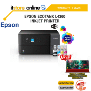 EPSON ECOTANK L4360 INKJET PRINTER /ประกัน 2 Years/BY ITSTORE-ONLINE
