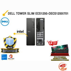 DELL TOWER SLIM ECS1250-OECS1250I701 / i7-14700/ประกัน 3 Years Onsite/ITSTORE-ONLINE