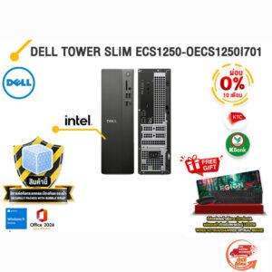 [ผ่อน 0% 10 ด.]DELL TOWER SLIM ECS1250-OECS1250I701 / i7-14700/ประกัน 3 Years Onsite/ITSTORE-ONLINE