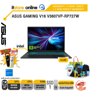 ASUS GAMING V16 V3607VP-RP727W /Core 7 240H/ประกัน 2 Years Onsite + 1 Year Perfect warranty/BY ITSTORE-ONLINE