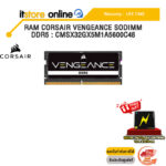 RAM CORSAIR VENGEANCE SODIMM DDR5 : CMSX32GX5M1A5600C48 /ประกัน LIFE TIME/BY ITSTORE-ONLINE