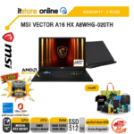 MSI VECTOR A16 HX A8WHG-020TH /R9 8940HX/ประกัน 3 Years/BY ITSTORE-ONLINE