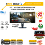 [ผ่อน 0% 10 ด.]DELL ALIENWARE34 AW3425DW-34INCH FREESYNC MONITOR (QD-OLED 2K 240Hz)/ประกัน 3 Years Onsite/BY ITSTORE-ONLINE