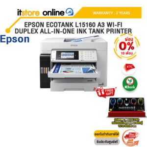 [ผ่อน 0% 10 ด.]EPSON ECOTANK L15160 A3 WI-FI DUPLEX ALL-IN-ONE INK TANK PRINTER /ประกัน 1 Year/BY ITSTORE-ONLINE