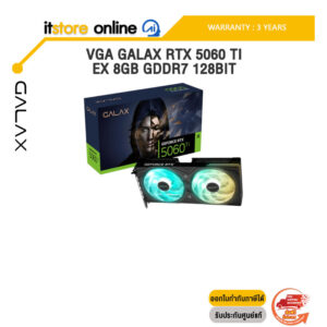 VGA GALAX RTX 5060 TI EX 8GB GDDR7 128BIT /ประกัน 3 Years/BY ITSTORE-ONLINE