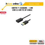 UNITEK Y-C458GBK - 1.5M USB 3.0 AM TO AF CABLE /ประกัน 2 Years/BY ITSTORE-ONLINE