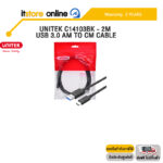 UNITEK C14103BK-2M USB 3.0 AM TO CM CABLE /ประกัน 2 Years/BY ITSTORE-ONLINE