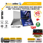 [ผ่อน 0% 10 ด.]ASUS 14-INCH ZENSCREEN DUO MQ149CD 360° FOLDABLE PORTABLE MONITOR (OLED FHD 60Hz)/ประกัน 3 Years/BY ITSTORE-ONLINE