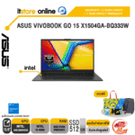 ASUS VIVOBOOK GO 15 X1504GA-BQ333W /i3-N305/ประกัน 2 Years Onsite + 1 Year Perfect warranty/BY ITSTORE-ONLINE