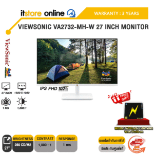 VIEWSONIC VA2732-MH-W 27 INCH MONITOR (IPS FHD 100Hz)/ประกัน 3 Years/BY ITSTORE-ONLINE