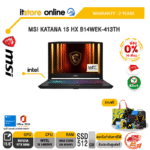 [ผ่อน 0% 10 ด.]MSI KATANA 15 HX B14WEK-413TH /i9-14900HX/ประกัน 2 Years/BY ITSTORE-ONLINE