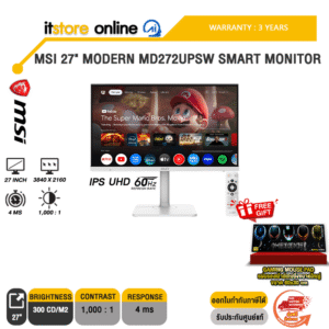 MSI 27" MODERN MD272UPSW SMART MONITOR (IPS UHD 60Hz)/ประกัน 3 Years/BY ITSTORE-ONLINE