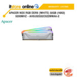 Apacer NOX RGB DDR5 (White) 32GB (16x2) 5200MHz - AH5U32G52C522NWAA-2 /ประกัน LIFETIME