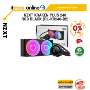 [ผ่อน 0% 6 ด.]NZXT KRAKEN PLUS 240 RGB BLACK (RL-KR240-B2) /ประกัน 6 Years/BY ITSTORE-ONLINE