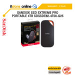 SANDISK SSD EXTREME PRO PORTABLE 4TB SDSSDE82-4T00-G25 /ประกัน 5 Years/BY ITSTORE-ONLINE