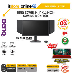 [ผ่อน 0% 10 ด.]BENQ ZOWIE 24.1" XL2540X+ GAMING MONITOR (TN FHD/280Hz) /ประกัน 3 Years/BY ITSTORE-ONLINE