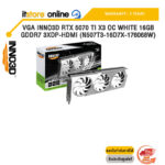 VGA INNO3D RTX 5070 TI X3 OC WHITE 16GB GDDR7 3XDP-HDMI (N507T3-16D7X-176068W) /ประกัน 3 Years/BY ITSTORE-ONLINE