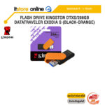 FLASH DRIVE KINGSTON DTXS/256GB DATATRAVELER EXODIA S (BLACK-ORANGE) /ประกัน 5 Years/BY ITSTORE-ONLINE