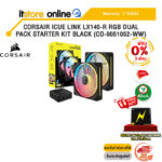 [ผ่อน 0% 3 ด.]CORSAIR ICUE LINK LX140-R RGB DUAL PACK STARTER KIT BLACK (CO-9051052-WW) /ประกัน 5 Years/BY ITSTORE-ONLINE