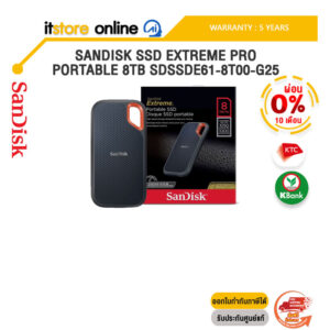 [ผ่อน 0% 10 ด.]SANDISK SSD EXTREME PRO PORTABLE 8TB SDSSDE61-8T00-G25 /ประกัน 5 Years/BY ITSTORE-ONLINE
