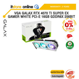 [ผ่อน 0% 10 ด.]VGA GALAX RTX 4070 TI SUPER EX WHITE PCI-E 16GB GDDR6X 256BIT /ประกัน 3 Years/BY ITSTORE-ONLINE