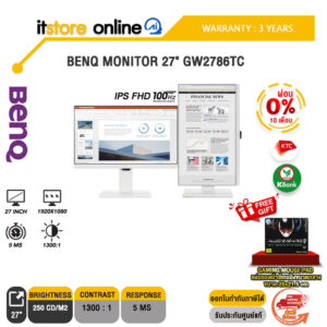 [ผ่อน 0% 6 ด.] BENQ MONITOR 27" GW2786TC (IPS FHD/100Hz) /ประกัน 3 Years/BY ITSTORE-ONLINE