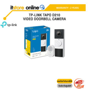 TP-LINK TAPO D210 VIDEO DOORBELL CAMERA /ประกัน 2 Years/BY ITSTORE-ONLINE