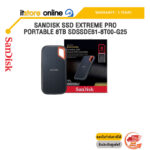 SANDISK SSD EXTREME PRO PORTABLE 8TB SDSSDE61-8T00-G25 /ประกัน 5 Years/BY ITSTORE-ONLINE