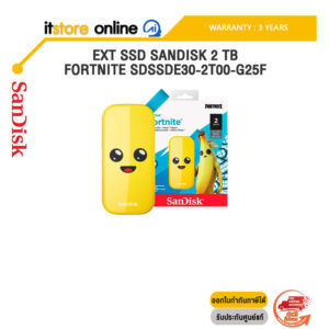 EXT SSD SANDISK 2 TB FORTNITE SDSSDE30-2T00-G25F /ประกัน 5 Years/BY ITSTORE-ONLINE