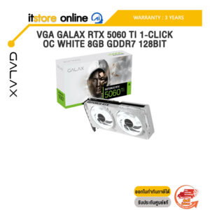 VGA GALAX RTX 5060 TI 1-CLICK OC WHITE 8GB GDDR7 128BIT /ประกัน 3 Years/BY ITSTORE-ONLINE