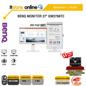 BENQ MONITOR 27" GW2786TC (IPS FHD/100Hz) /ประกัน 3 Years/BY ITSTORE-ONLINE