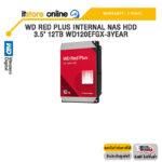 WD RED PLUS INTERNAL NAS HDD 3.5" 12TB WD120EFGX-3YEAR /ประกัน 5 Years/BY ITSTORE-ONLINE