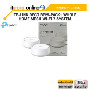 TP-LINK DECO BE25-PACK2 WHOLE HOME MESH WI-FI 7 SYSTEM /ประกัน Lifetime/BY ITSTORE-ONLINE