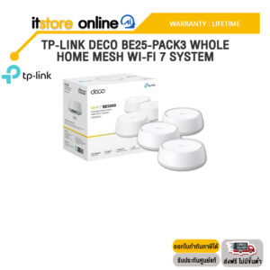 TP-LINK DECO BE25-PACK3 WHOLE HOME MESH WI-FI 7 SYSTEM /ประกัน Lifetime/BY ITSTORE-ONLINE