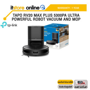 TAPO RV20 MAX PLUS 5300PA ULTRA-POWERFUL ROBOT VACUUM AND MOP /ประกัน 1 Year/BY ITSTORE-ONLINE